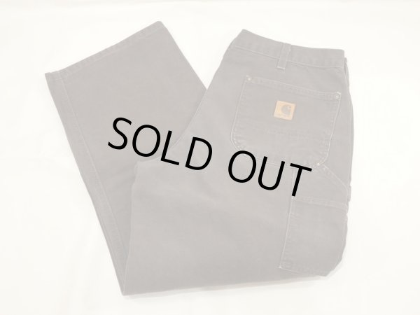 画像3: 10s Carhartt DOUBLE KNEE DUCK PAINTER WORK PANTS DARK BROWN (3)
