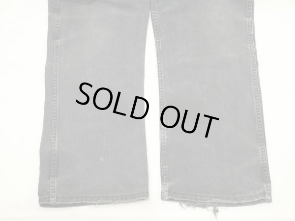 画像9: 80s 90s KEY BLACK DENIM WORK PANTS MADE IN USA (9)