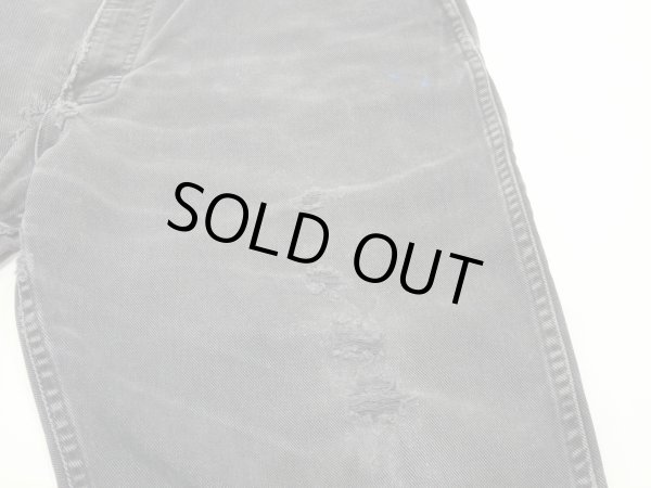 画像8: 80s 90s KEY BLACK DENIM WORK PANTS MADE IN USA (8)