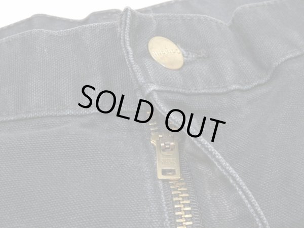 画像5: 00s Carhartt DOUBLE KNEE BLACK DUCK WORK PAINTER PANTS  (5)