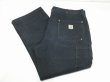 画像3: 00s Carhartt DOUBLE KNEE BLACK DUCK WORK PAINTER PANTS  (3)