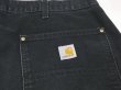 画像9: 00s Carhartt DOUBLE KNEE BLACK DUCK WORK PAINTER PANTS  (9)
