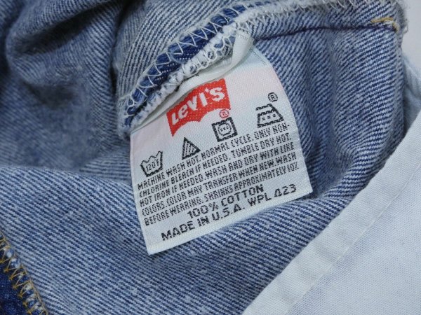 画像6: 90s Levi's 501 DARK BLUE DENIM PANTS MADE IN USA (6)