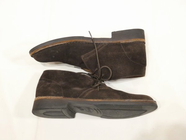 画像5: 90s 00s BROOKS BROTHERS SUEDE CHUKKA BOOTS MADE IN ITALY (5)