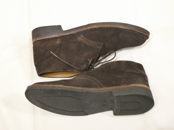 画像6: 90s 00s BROOKS BROTHERS SUEDE CHUKKA BOOTS MADE IN ITALY (6)