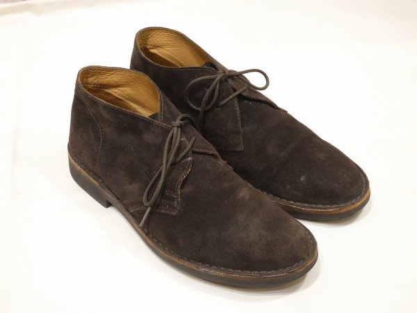 画像4: 90s 00s BROOKS BROTHERS SUEDE CHUKKA BOOTS MADE IN ITALY (4)