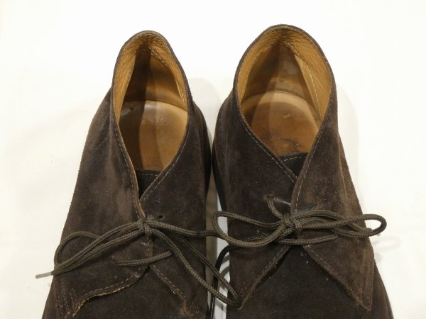 画像8: 90s 00s BROOKS BROTHERS SUEDE CHUKKA BOOTS MADE IN ITALY (8)