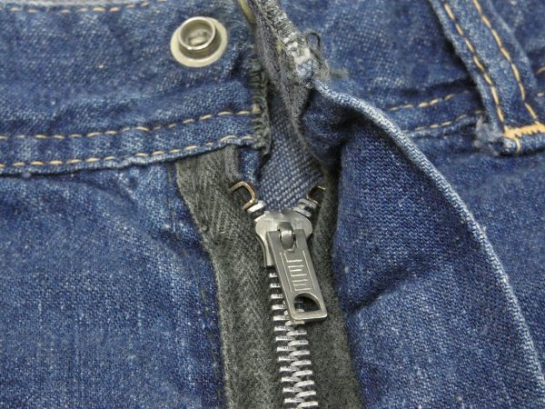 画像5: 50s UNKNOWN BAKER STYLE DENIM WORK PANTS (5)