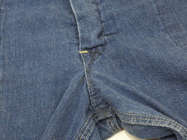 画像8: 50s UNKNOWN BAKER STYLE DENIM WORK PANTS (8)