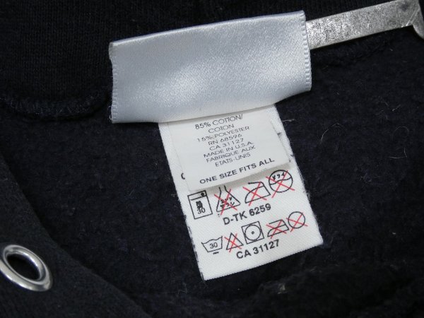 画像4: 90s DKNY JEANS REVERSE WEAVE STYLE SWEAT HOODIE PARKA MADE IN USA (4)