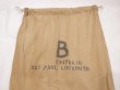 画像3: 40s US ARMY COTTON KHAKI BARRACK BAG LAUNDRY BAG with BOTH SIDE STENCIL (3)