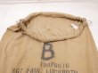 画像4: 40s US ARMY COTTON KHAKI BARRACK BAG LAUNDRY BAG with BOTH SIDE STENCIL (4)