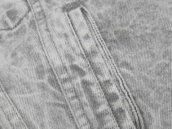 画像8: 80s Levi's 70507-0216 ACID WASH GRAY DENIM JACKET GJ MADE IN USA (8)