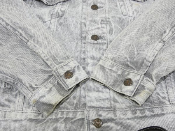 画像11: 80s Levi's 70507-0216 ACID WASH GRAY DENIM JACKET GJ MADE IN USA (11)
