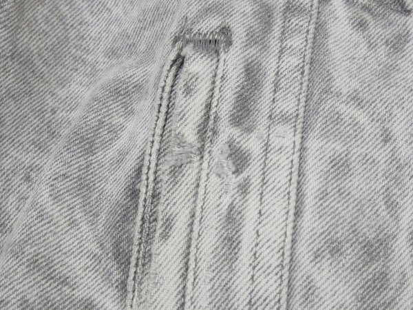 画像7: 80s Levi's 70507-0216 ACID WASH GRAY DENIM JACKET GJ MADE IN USA (7)