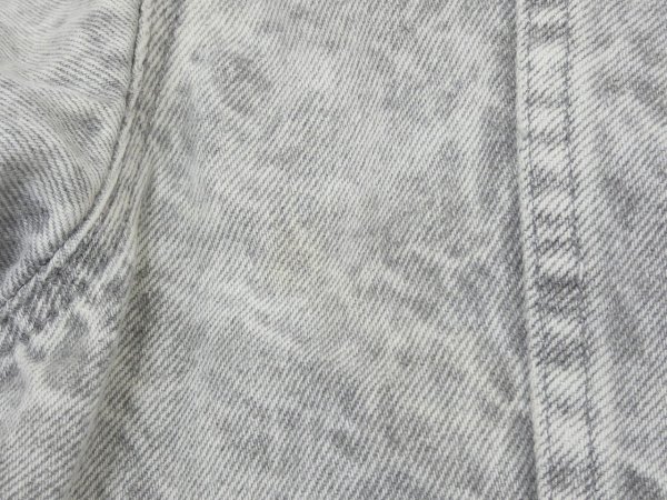 画像17: 80s Levi's 70507-0216 ACID WASH GRAY DENIM JACKET GJ MADE IN USA (17)