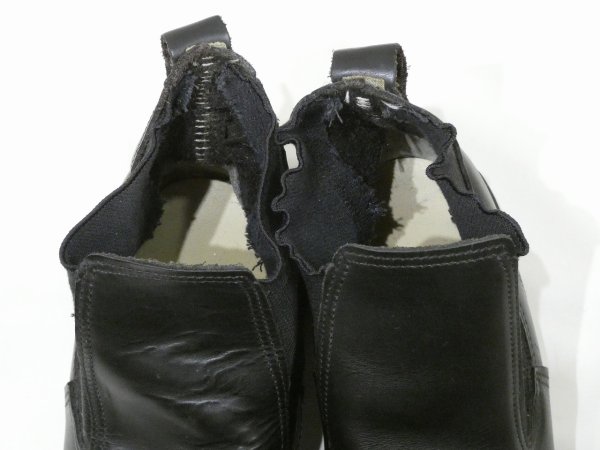 画像8: 80s UNKNOWN US NAVY LAST SIDE GORE BOOTS NOS  (8)