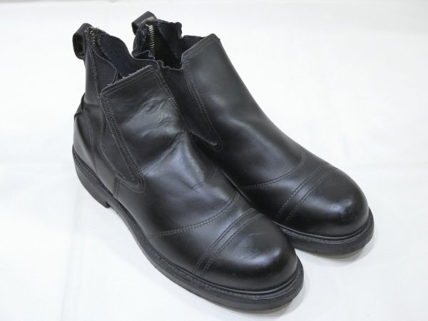 画像4: 80s UNKNOWN US NAVY LAST SIDE GORE BOOTS NOS  (4)