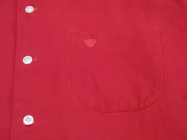 画像6: 60s Manhattan LOOP COLLAR COTTON BOX SHIRT  (6)