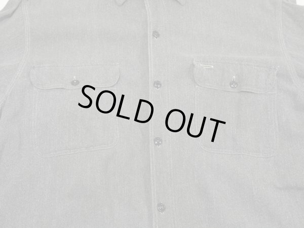 画像6: 50s JC Penney BIG MAC SALT&PEPER BLACK CHAMBRAY SHIRT (6)