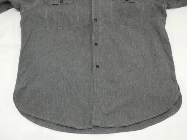 画像7: 50s JC Penney BIG MAC SALT&PEPER BLACK CHAMBRAY SHIRT (7)