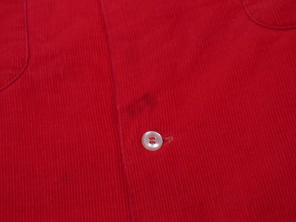 画像9: 60s Paddle＆Saddle OPEN COLLAR CORDUROY SHIRT (9)