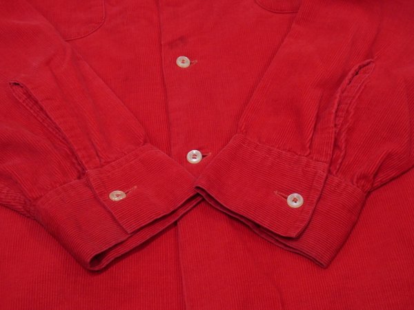画像13: 60s Paddle＆Saddle OPEN COLLAR CORDUROY SHIRT (13)