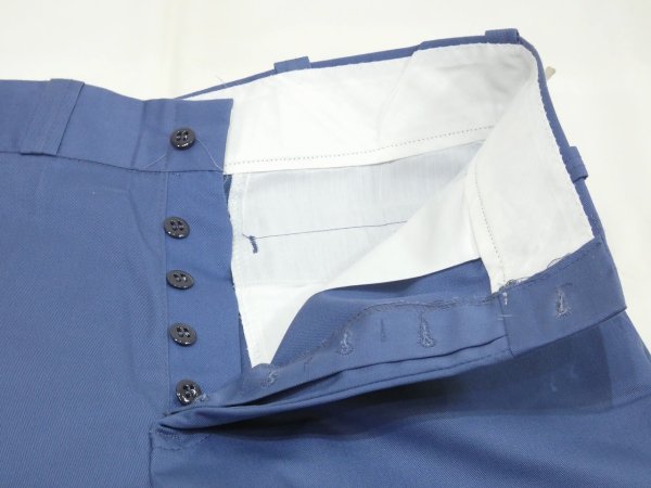 画像6: 60s 70s UNKNOWN WORK TROUSERS CHINO PANTS 32×31 DEAD STOCK (6)