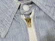 画像5: 40s DOUBLE DUTY PIN HICKORY UNUSUAL STYLE HALF ZIP WORK SHIRT (5)