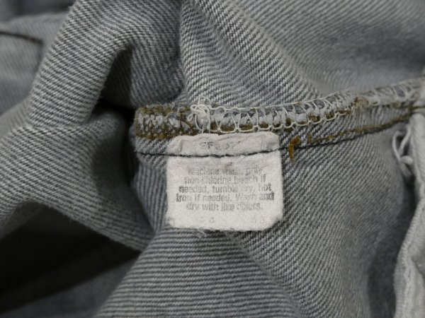 画像8: 80s Levi's 501- 0658 YARN DYED BLACK DENIM PANTS W36L32 MADE IN USA (8)