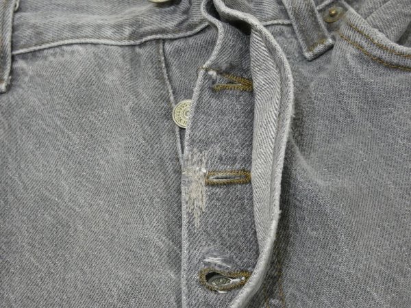 画像6: 80s Levi's 501- 0658 YARN DYED BLACK DENIM PANTS W36L32 MADE IN USA (6)