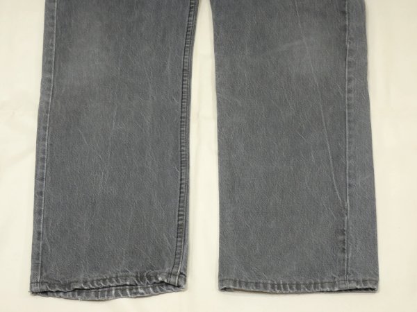 画像9: 80s Levi's 501- 0658 YARN DYED BLACK DENIM PANTS W36L32 MADE IN USA (9)