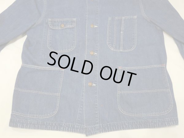画像4: 50s 60s BLUE BELL DENIM CHORE JACKET COVERALL (4)