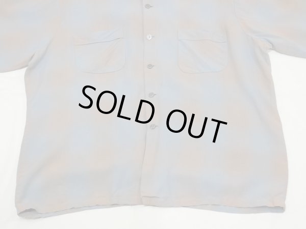 画像6: 60s Frederick & Nelson GRADATION PLAID RAYON LOOP COLLAR SHIRT (6)