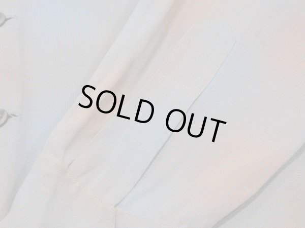 画像10: 60s Frederick & Nelson GRADATION PLAID RAYON LOOP COLLAR SHIRT (10)