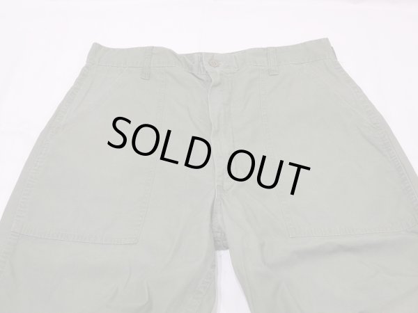 画像4: 60s US ARMY LOUIS ARONOFF Co PX CIVILIAN COTTON POPLIN UTILITY BAKER PANTS (4)