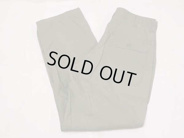 画像3: 60s US ARMY LOUIS ARONOFF Co PX CIVILIAN COTTON POPLIN UTILITY BAKER PANTS (3)