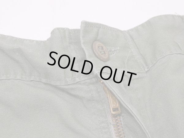 画像5: 60s US ARMY LOUIS ARONOFF Co PX CIVILIAN COTTON POPLIN UTILITY BAKER PANTS (5)