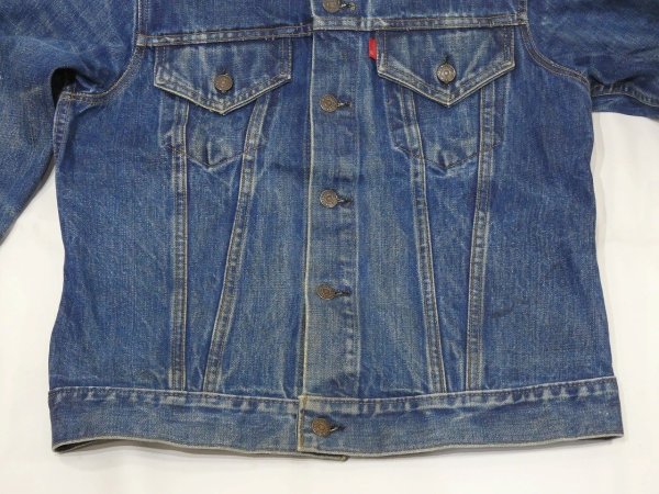画像7: 70s Levi's 70505-0217 BLANK TAB DENIM JACKET GJ with BEEHIVES (7)