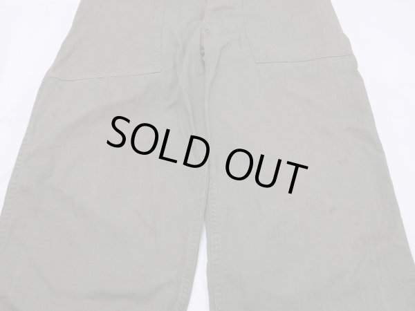 画像6: 50s US ARMY OD-7 M-47 HBT UTILITY TROUSERS BAKER PANTS (6)