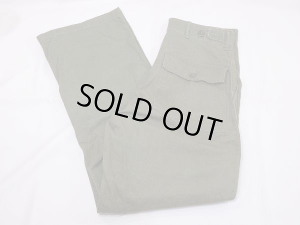画像3: 50s US ARMY OD-7 M-47 HBT UTILITY TROUSERS BAKER PANTS (3)