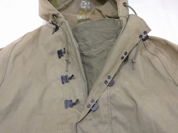 画像5: 40s WW2 US ARMY WET WEATHER PARKA (5)