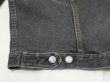 画像9: 80s 90s GAP YARN DYED BLACK DENIM JACKET GJ MADE IN USA (9)