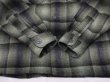 画像9: 60s 70s Cascade OMBRE SHADOW PLAID LOOP COLLAR WOOL SHIRT (9)