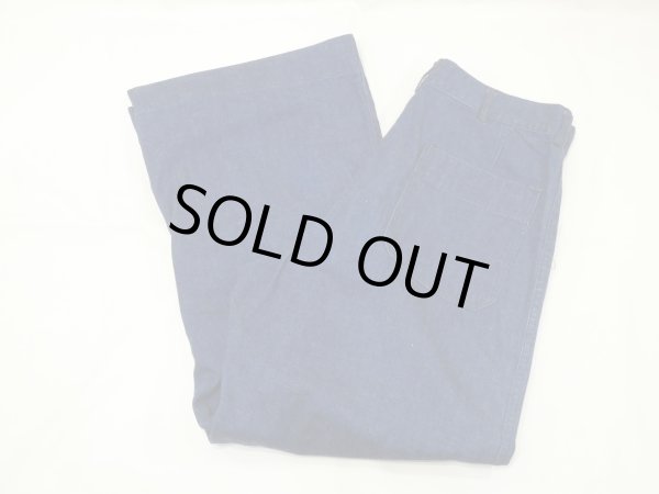 画像3: 50s 60s US NAVY USN DENIM UTILITY TROUSERS PANTS (3)