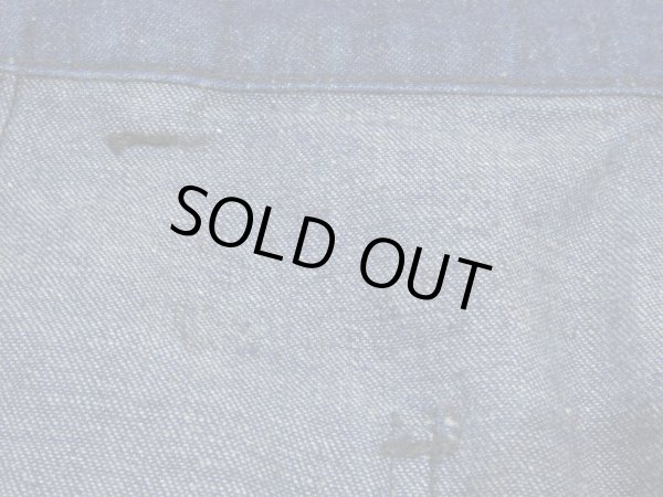 画像6: 50s 60s US NAVY USN DENIM UTILITY TROUSERS PANTS (6)