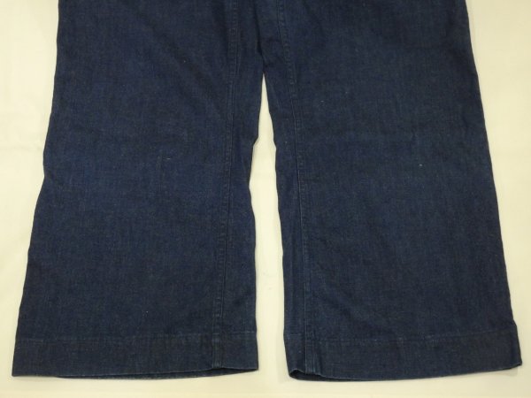 画像8: 50s 60s US NAVY USN DENIM UTILITY TROUSERS PANTS (8)