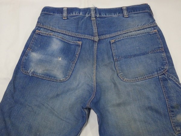 画像10: 50s 60s BLUE BELL DENIM PAINTER WORK PANTS (10)