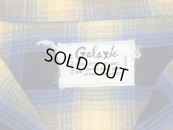 画像3: 〜 70s Galaxie OMBRE SHADOW PLAID  PRINT FLANNEL SHIRT (3)
