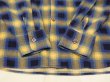 画像7: 〜 70s Galaxie OMBRE SHADOW PLAID  PRINT FLANNEL SHIRT (7)